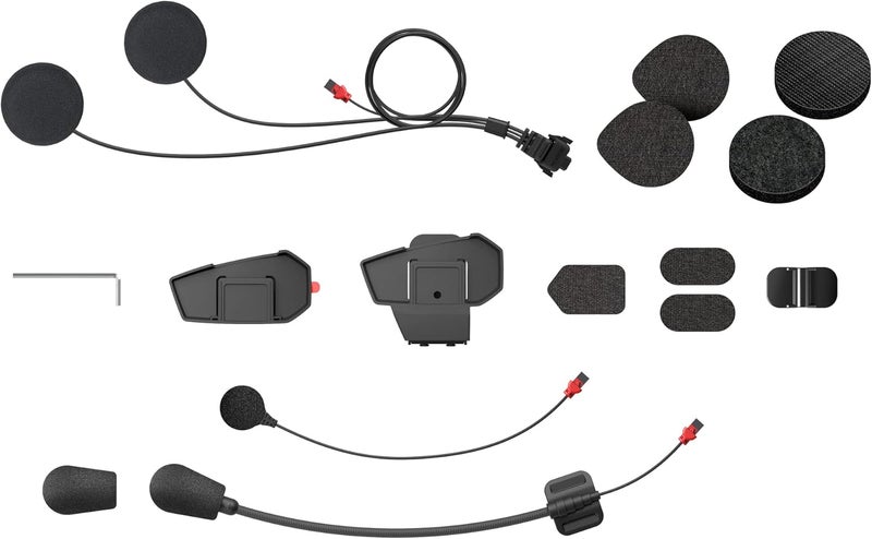 Adult Helmet Clamp Kit for Spider ST1, Black, One Size US